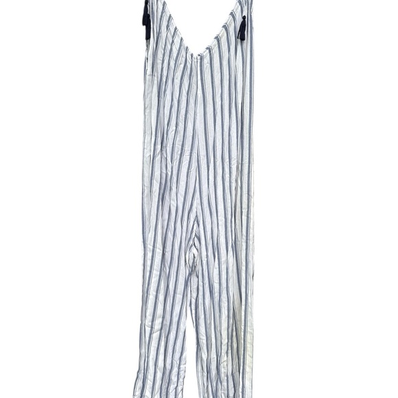 Forever 21 Striped Jumpsuit size Large - Picture 2 of 8